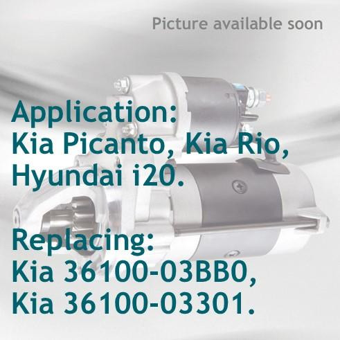 Rozrusznik  do Hyundai, Kia 116428 do Kia Rio