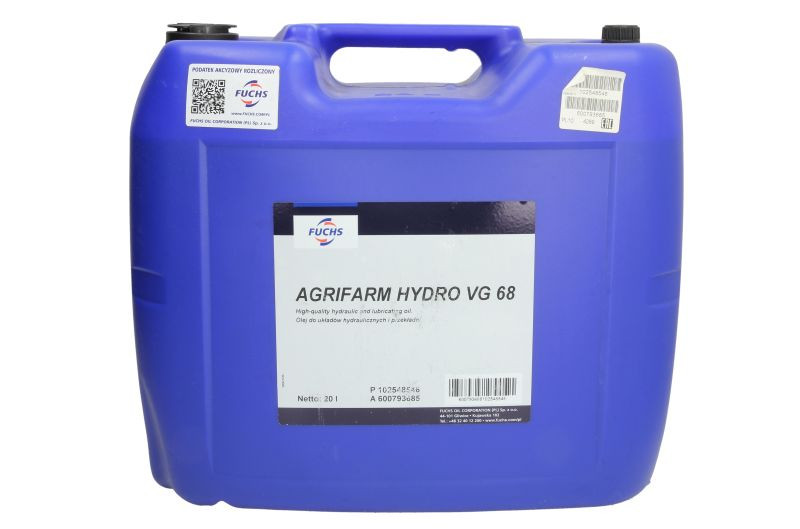 AGRIFARM HYDRO VG 68 20L Olej hydrauliczny 600793685 