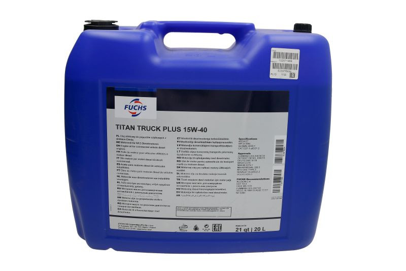 TITAN TRUCK PLUS 15W40 20 Olej silnikowy 600976934 
