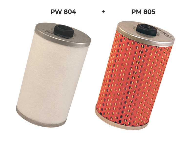 Zestaw filtrów PW 804 i PM 805  8045 do DELMAG VK 100