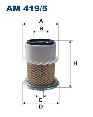 Filtr powietrza  AM 419/5 