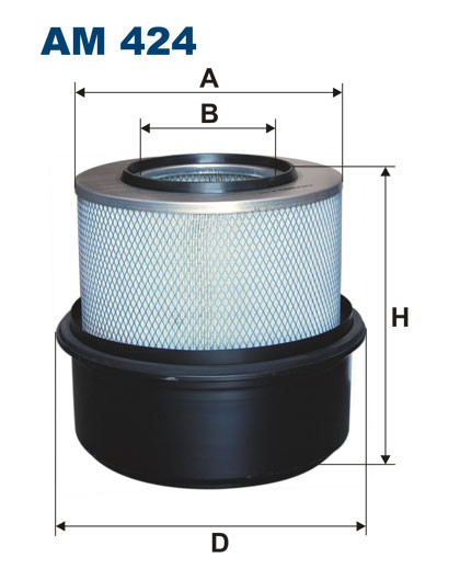 Filtr powietrza  AM424 