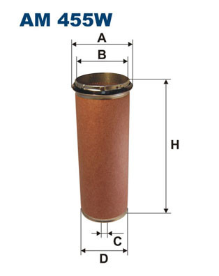 Filtr powietrza  AM455W 