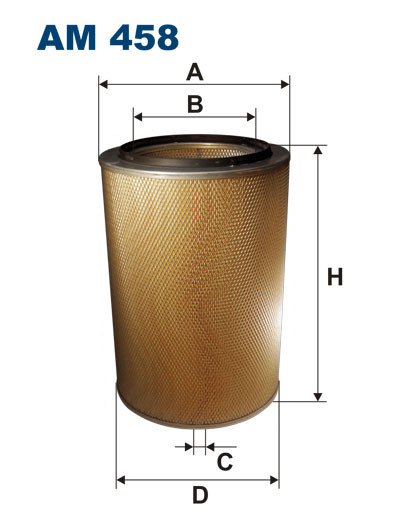 Filtr powietrza  AM458 