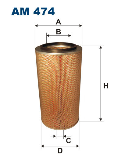 Filtr powietrza  AM474 