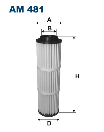 Filtr powietrza  AM481 