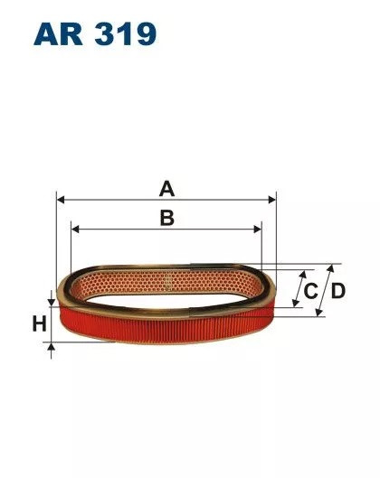 Filtr powietrza  AR319 