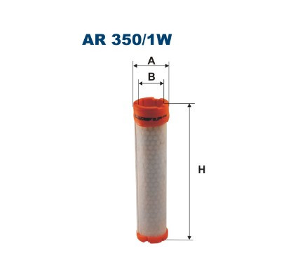 Filtr powietrza  AR 350/1W do VOLVO EC 45A