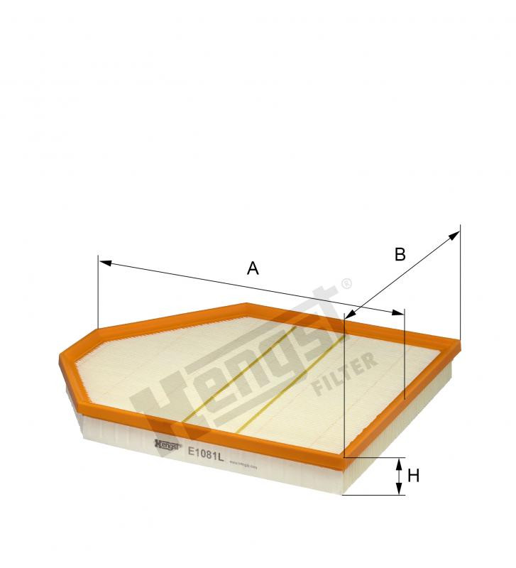 Filtr powietrza  E1081L 