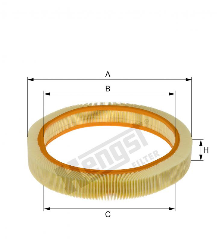 Filtr powietrza  E172L 