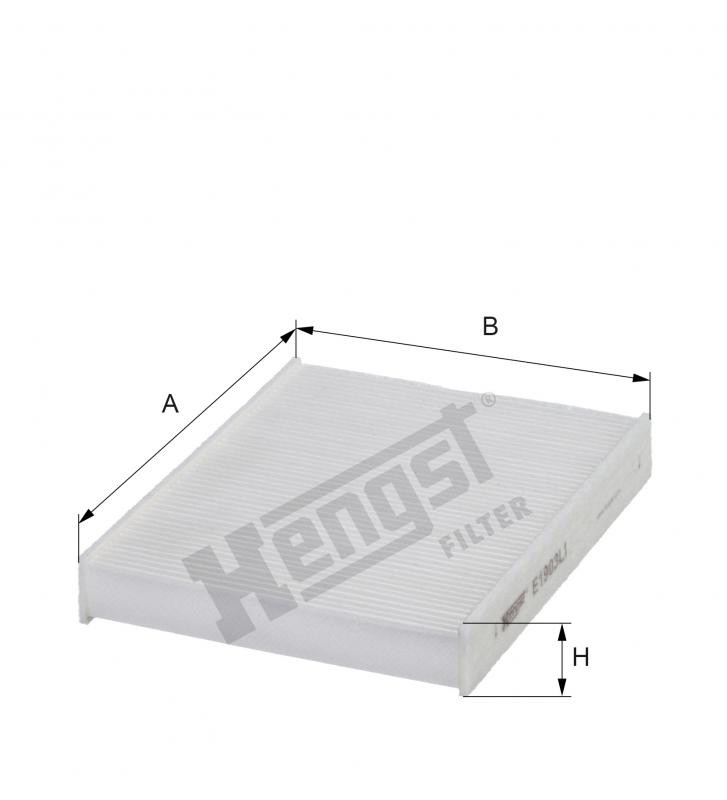 Filtr kabiny  E1903LI 