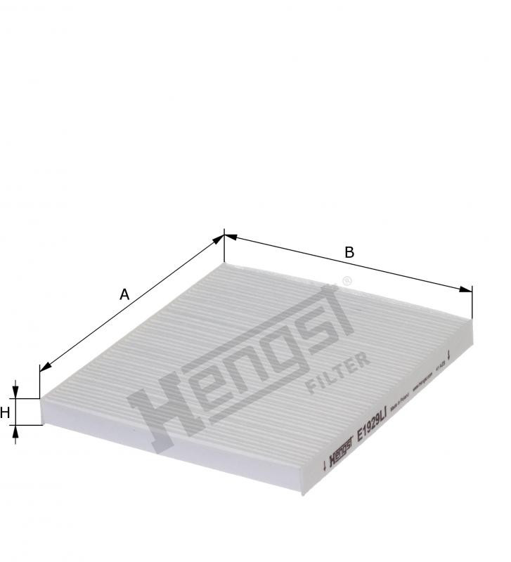 Filtr kabiny  E1929LI 