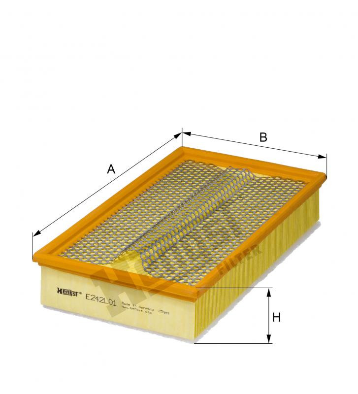 Filtr powietrza  E242L01 