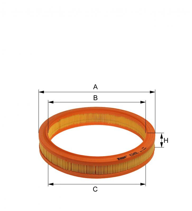 Filtr powietrza  E340L 