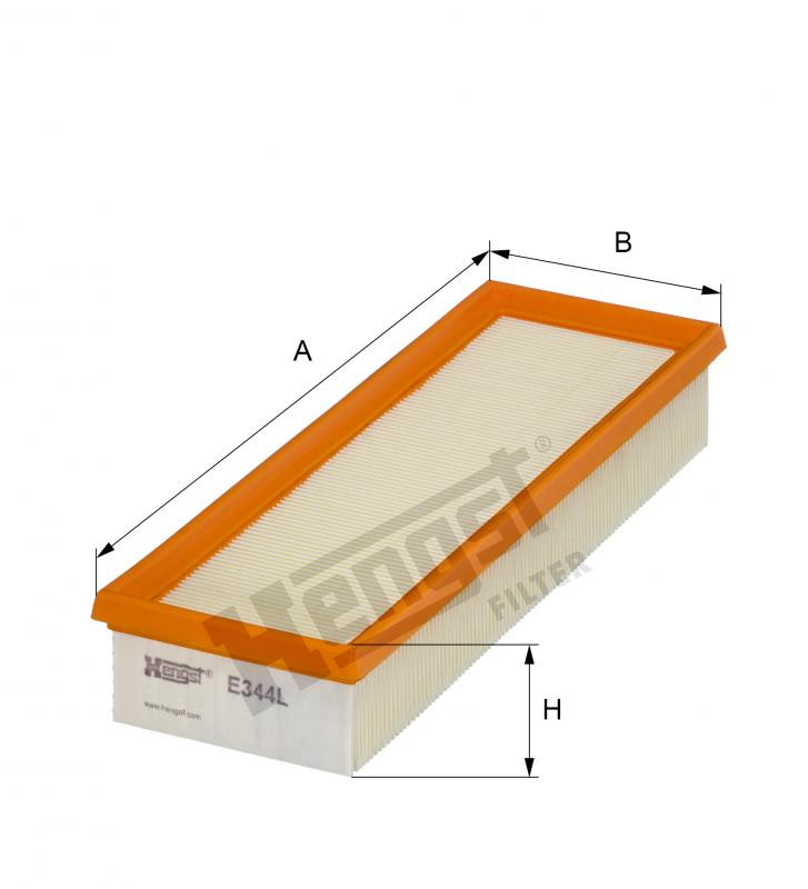 Filtr powietrza  E344L 