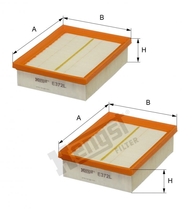 Filtr powietrza  E372L-2 