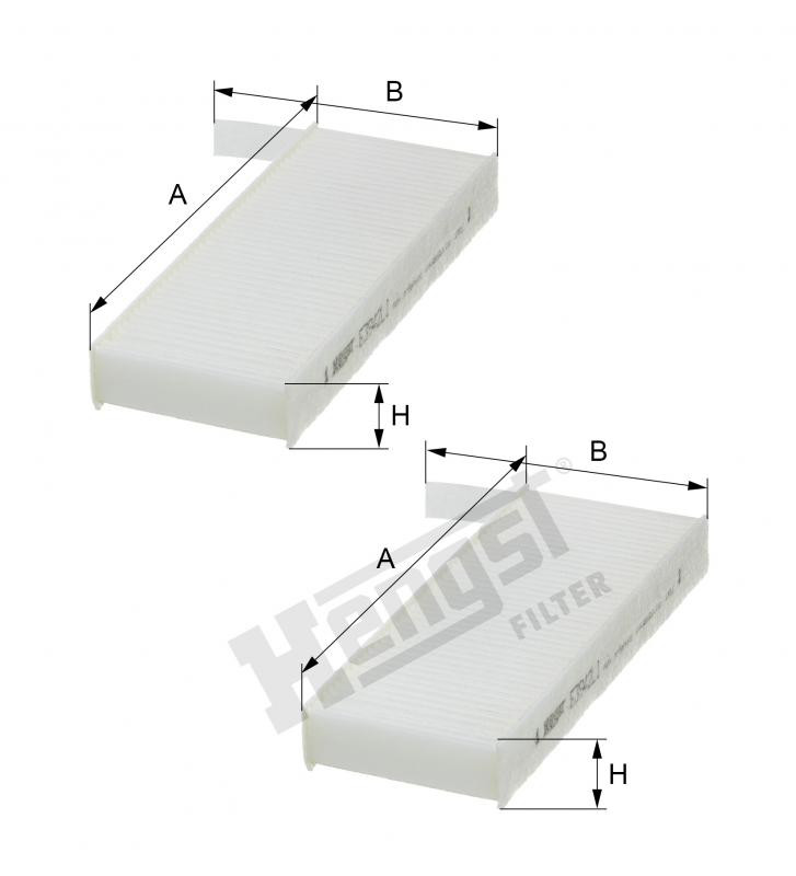 Filtr kabiny  E3942LI-2 