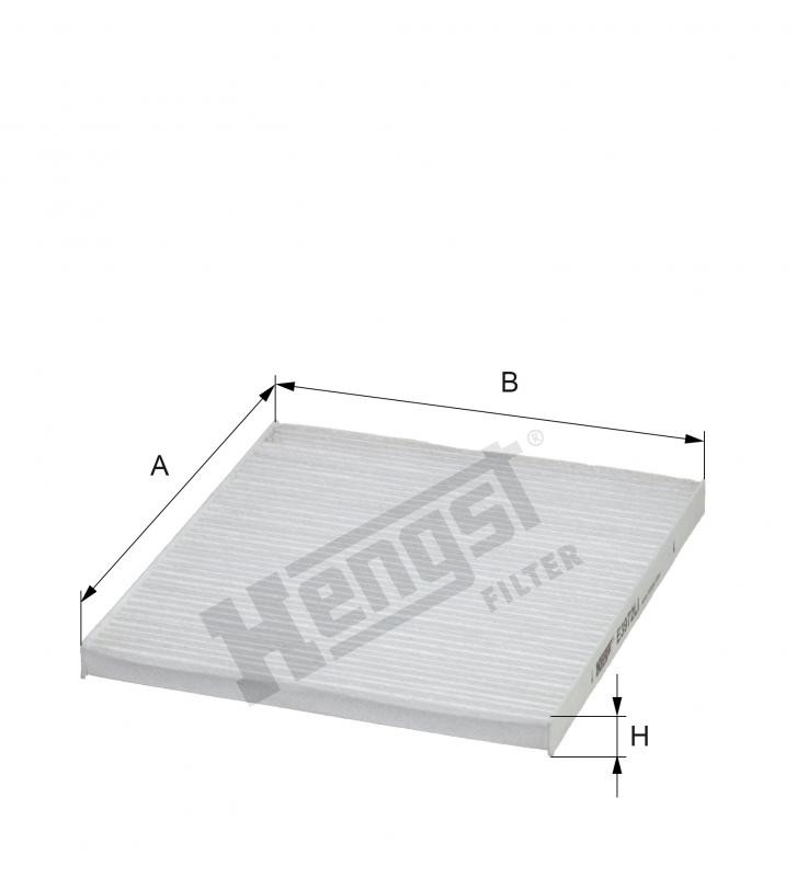 Filtr kabiny  E3972LI 