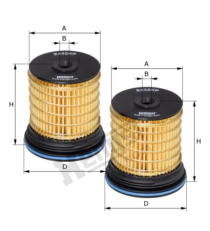 Filtr paliwa  E432KPD250-2 