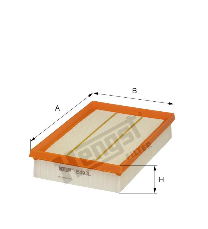 Filtr powietrza  E493L 