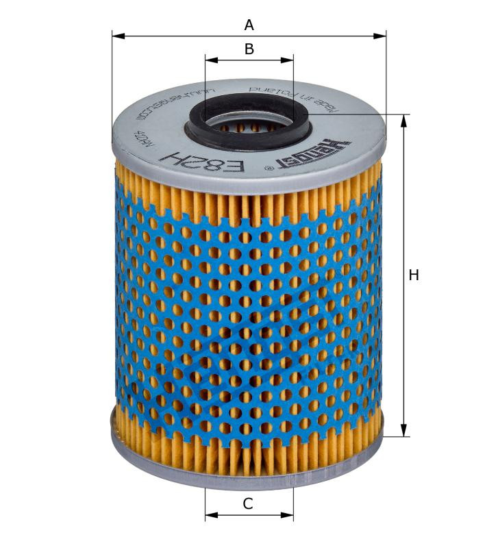 Filtr oleju  E82HD24 