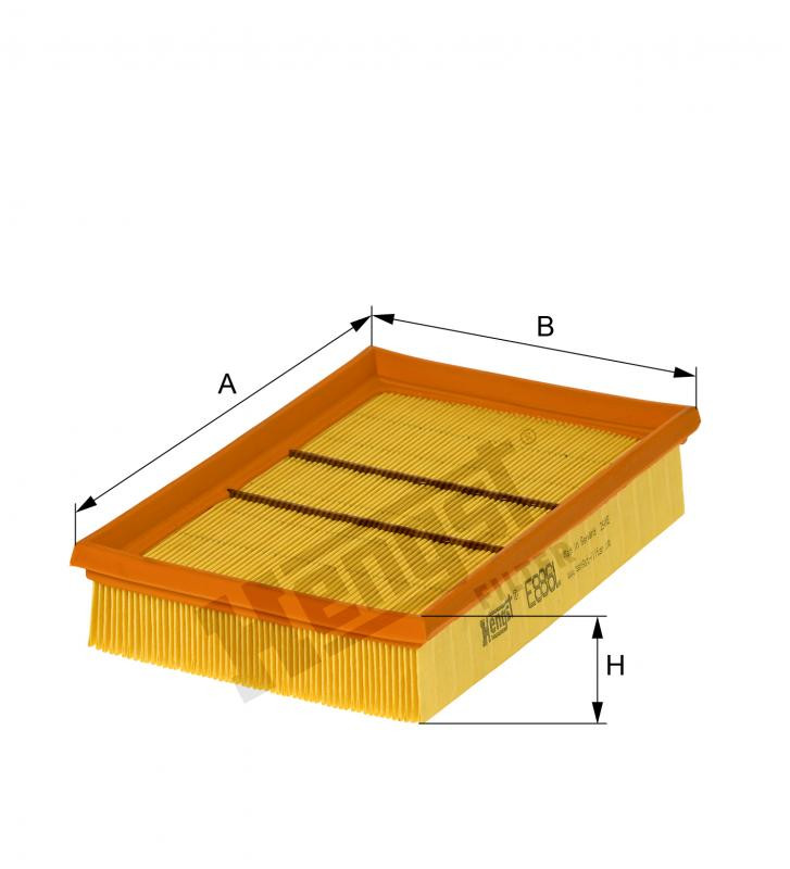 Filtr powietrza  E886L 