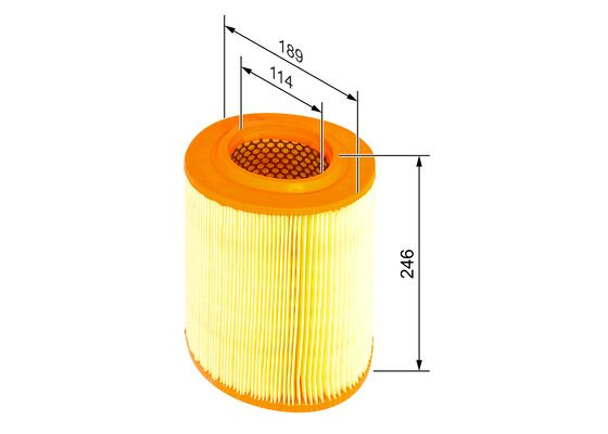 Filtr powietrza  F026400039 