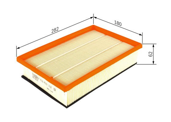 Filtr powietrza  F026400202 