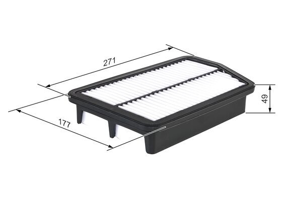 Filtr powietrza  F026400435 