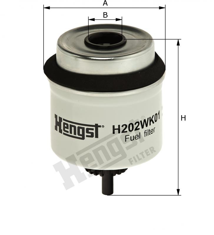 Filtr paliwa  H202WK01D200 do LUGGER LP 445 T