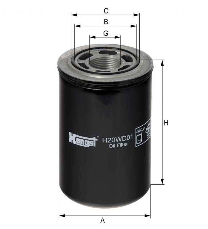 Filtr hydrauliczny  H20WD01 do MERLO P 38.14 LOX