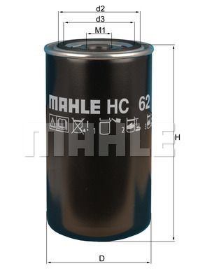 Filtr hydrauliczny  HC62 