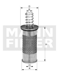 Filtr hydrauliczny  HD 1053 