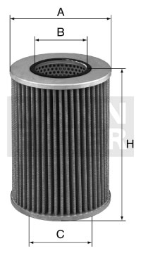 Filtr hydrauliczny  HD 1258/2 