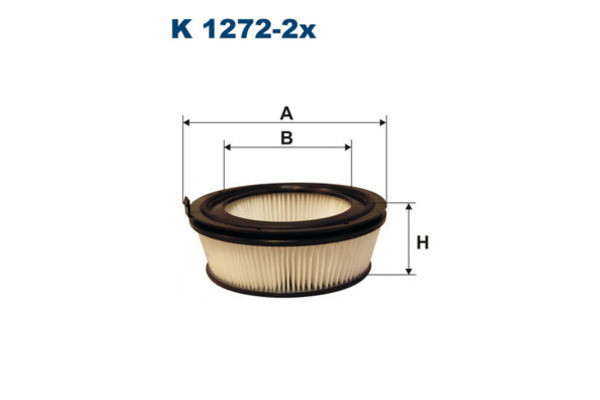 Filtr kabiny  K1272-2X 