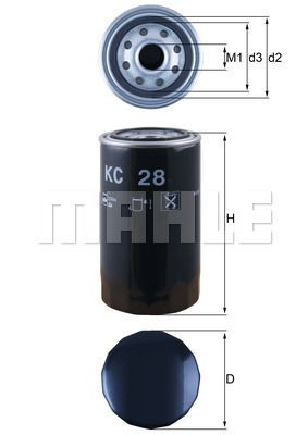 Filtr paliwa  KC28 