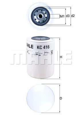 Filtr paliwa  KC416 