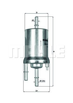 Filtr paliwa  KL156/1 do VOLVO FH 13-520