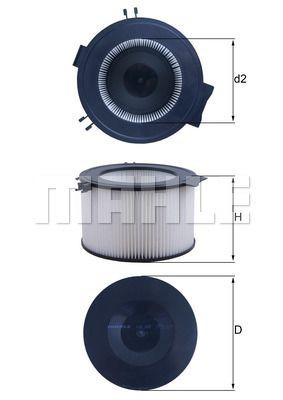 Filtr kabiny  LA65 