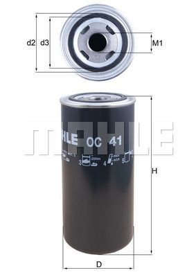 Filtr hydrauliczny  OC41 