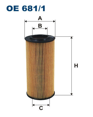 Filtr oleju  OE681/1 