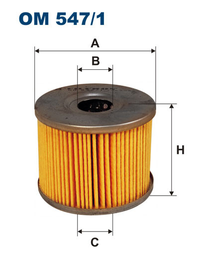 Filtr oleju  OM547/1 