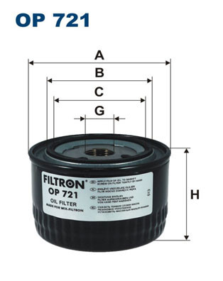 Filtr hydrauliczny  OP721 