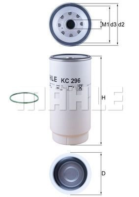 Filtr oleju  OX379D do JCB 525-60 HI-VIZ