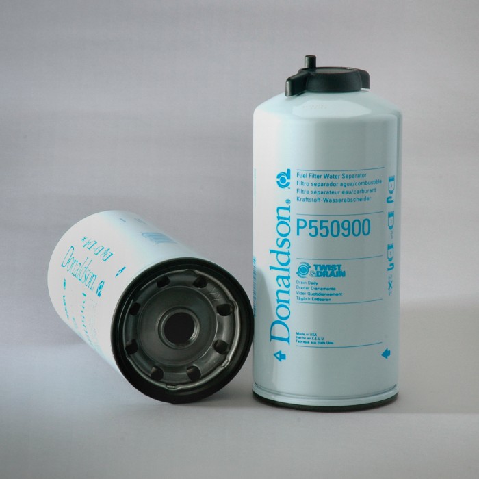 Filtr paliwa dokręcany separator wody twist&drain P 550900 do CATERPILLAR 320 D/HK/L