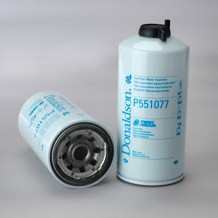 Filtr paliwa dokręcany separator wody twist&drain P 551077 do BAUER MASCHINEN BG 15