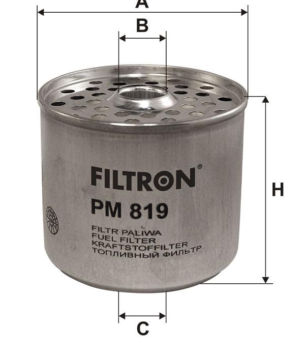 Wkład filtra paliwa  PM 819 do JCB 3 C
