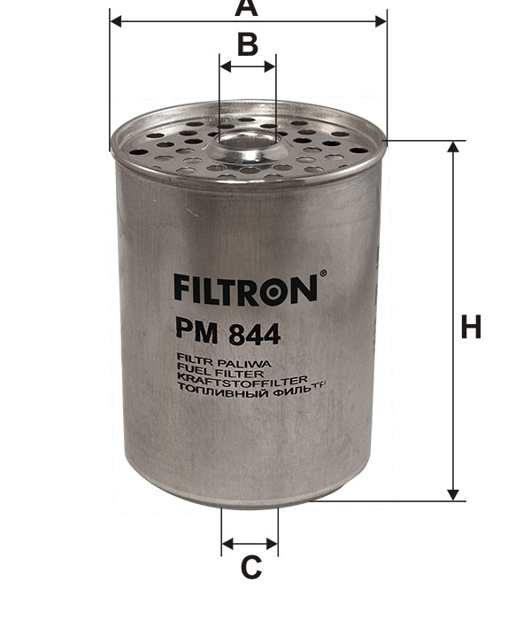 Wkład filtra paliwa  PM 844 do MASSEY FERGUSON MF 8270