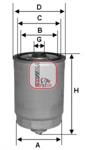 Filtr paliwa  S4378NR 