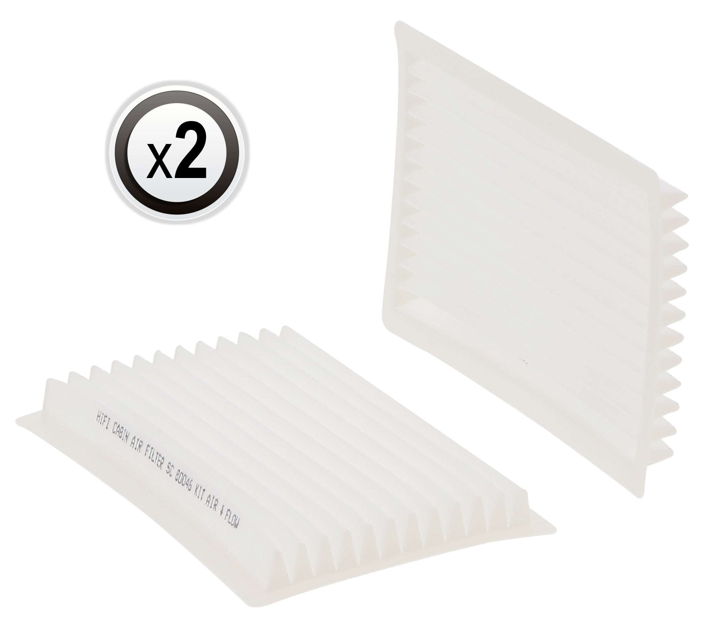 Filtr kabinowy (zestaw)  SC 80046 KIT do KUBOTA M 7152 PRENIUM